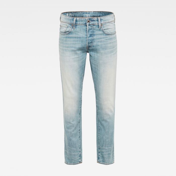 G-Star Raw Jeans - G-Star 3301 Straight Tapered Farmer Nadrág Kék Világoskék Magyarország | GUITVYW