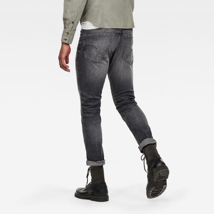 G-Star Raw Jeans - G-Star 3301 Straight Tapered Farmer Nadrág Szürke Magyarország | R57X27K