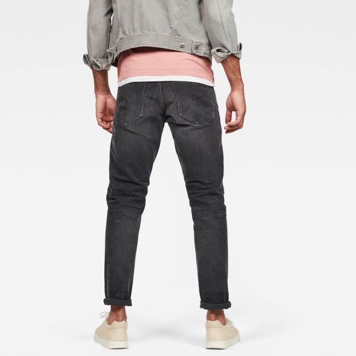 G-Star Raw Jeans - G-Star 3301 Straight Tapered Farmer Nadrág Szürke Magyarország | U650NMV