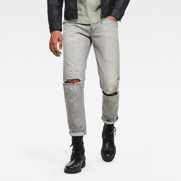 G-Star Raw Jeans - G-Star 3911 Alum Relaxed Tapered Farmer Nadrág Szürke Magyarország | 69GBRE4