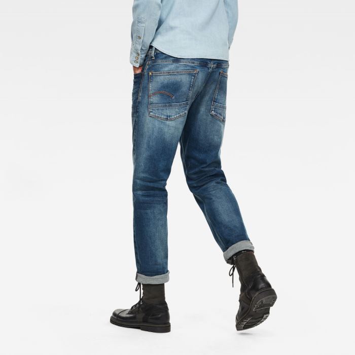 G-Star Raw Jeans - G-Star 3911 Alum Relaxed Tapered Farmer Nadrág Égszínkék Magyarország | U9LNYVW