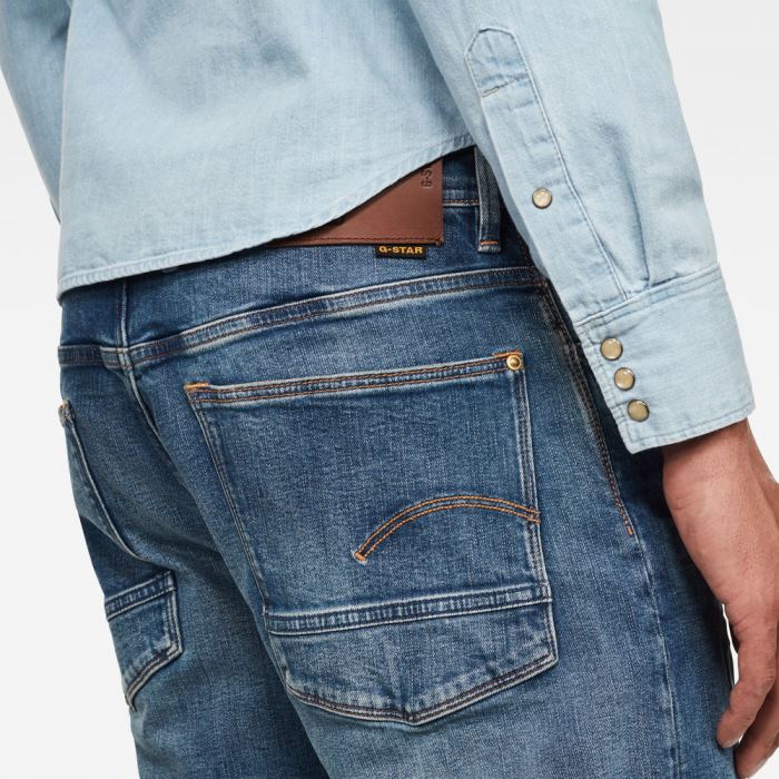 G-Star Raw Jeans - G-Star 3911 Alum Relaxed Tapered Farmer Nadrág Égszínkék Magyarország | U9LNYVW