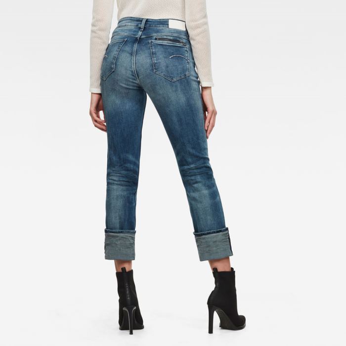 G-Star Raw Jeans - G-Star 4311 Noxer High Straight Farmer Nadrág Égszínkék Magyarország | YHBFKM8