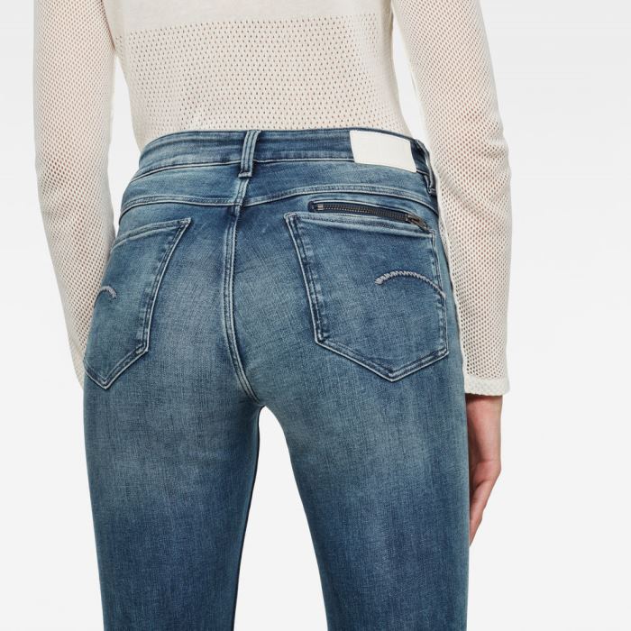 G-Star Raw Jeans - G-Star 4311 Noxer High Straight Farmer Nadrág Égszínkék Magyarország | YHBFKM8