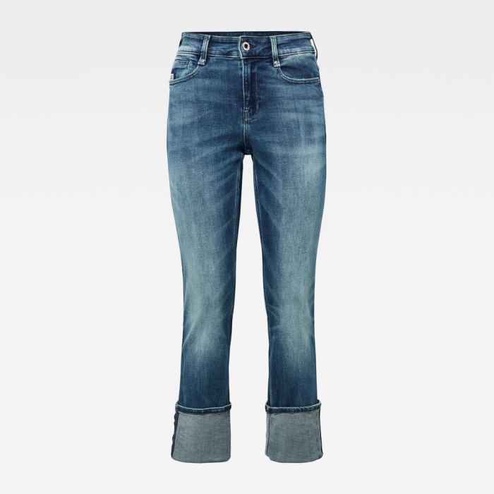 G-Star Raw Jeans - G-Star 4311 Noxer High Straight Farmer Nadrág Égszínkék Magyarország | YHBFKM8