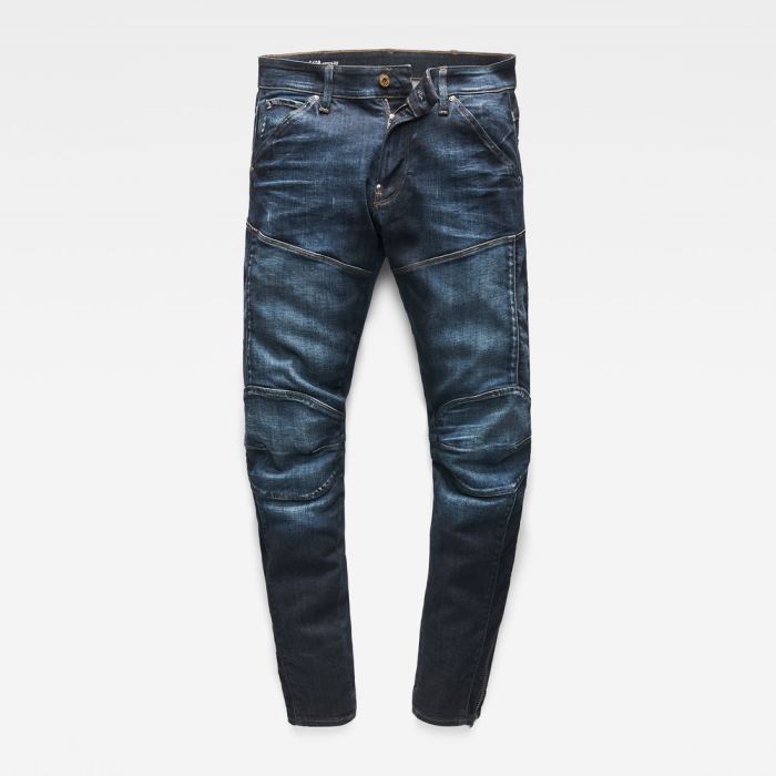 G-Star Raw Jeans - G-Star 5620 3d Ankle Zip Skinny Farmer Nadrág Sötétkék Magyarország | KKJ81FH