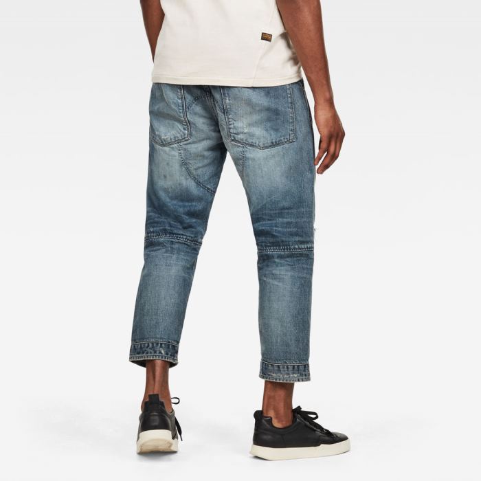 G-Star Raw Jeans - G-Star 5620 3d Original Relaxed Tapered Farmer Nadrág Kék Fehér Magyarország | X7EC07Q