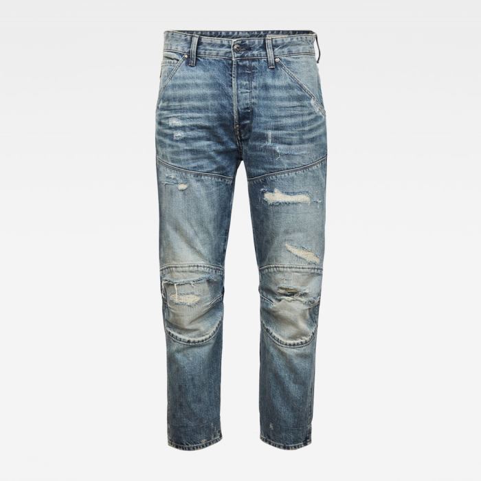 G-Star Raw Jeans - G-Star 5620 3d Original Relaxed Tapered Farmer Nadrág Kék Fehér Magyarország | X7EC07Q