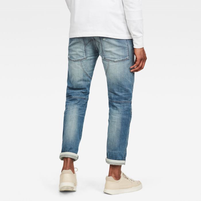 G-Star Raw Jeans - G-Star 5620 3d Straight Farmer Nadrág Kék Fehér Magyarország | 0GEK0HS