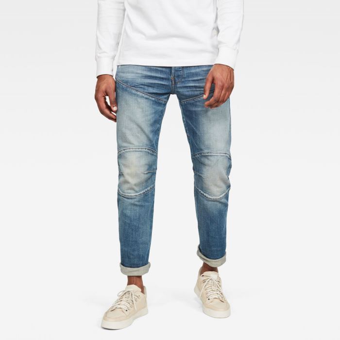 G-Star Raw Jeans - G-Star 5620 3d Straight Farmer Nadrág Kék Fehér Magyarország | 0GEK0HS