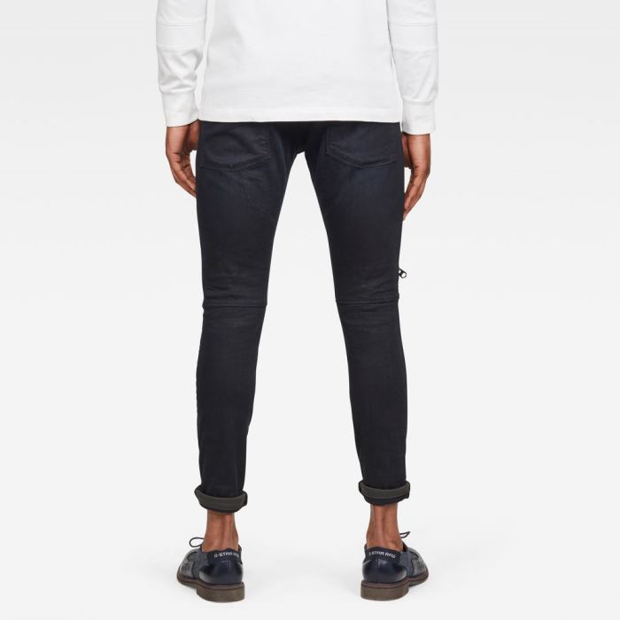 G-Star Raw Jeans - G-Star 5620 3d Zip Knee Skinny Farmer Nadrág Kék Magyarország | 5P1ZKDH