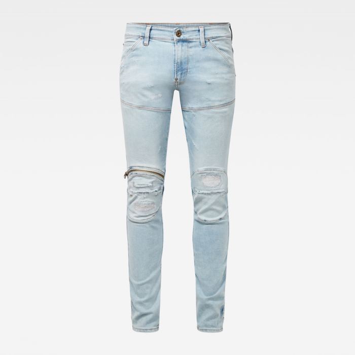 G-Star Raw Jeans - G-Star 5620 3d Zip Knee Skinny Farmer Nadrág Kék Magyarország | OOP6XXA