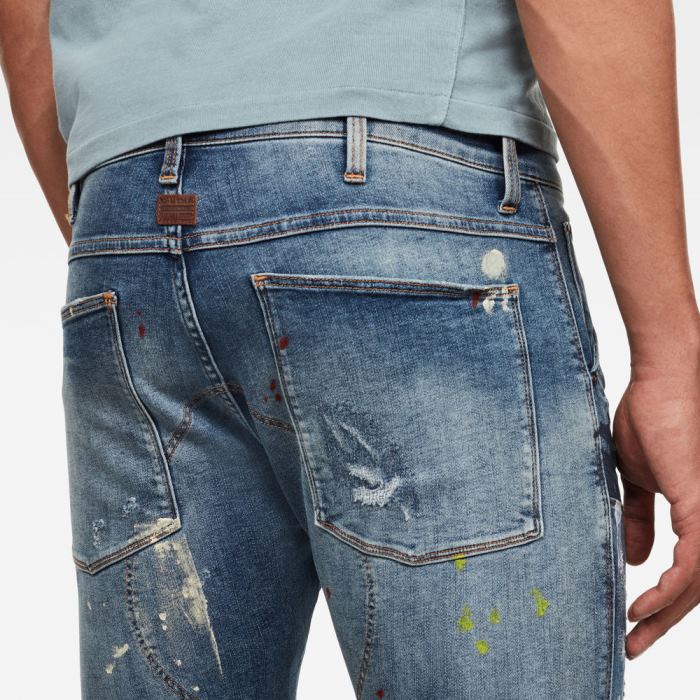 G-Star Raw Jeans - G-Star 5620 3d Zip Knee Skinny Farmer Nadrág Kék Magyarország | T7PP4OK