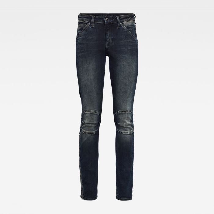 G-Star Raw Jeans - G-Star 5622 Cipzáros Mid Skinny Farmer Nadrág Sötétszürke Magyarország | CSADRQI