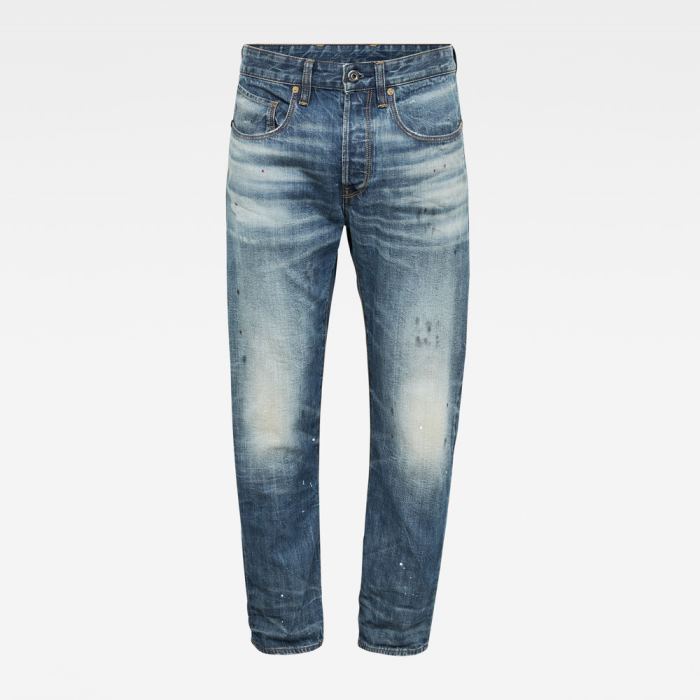 G-Star Raw Jeans - G-Star 5650 3d Relaxed Tapered Farmer Nadrág Kék Fehér Magyarország | FBBYV4D