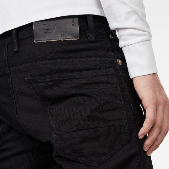 G-Star Raw Jeans - G-Star 5650 3d Relaxed Tapered Farmer Nadrág Fekete Magyarország | UK2EQC4