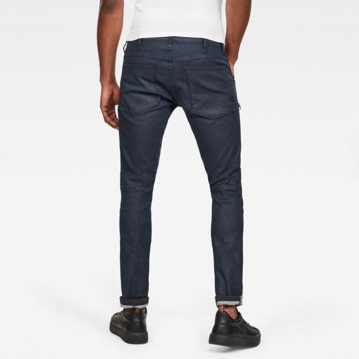 G-Star Raw Jeans - G-Star Air Defence Zip Skinny Colored Farmer Nadrág Mélykék Magyarország | SXBZ9B9