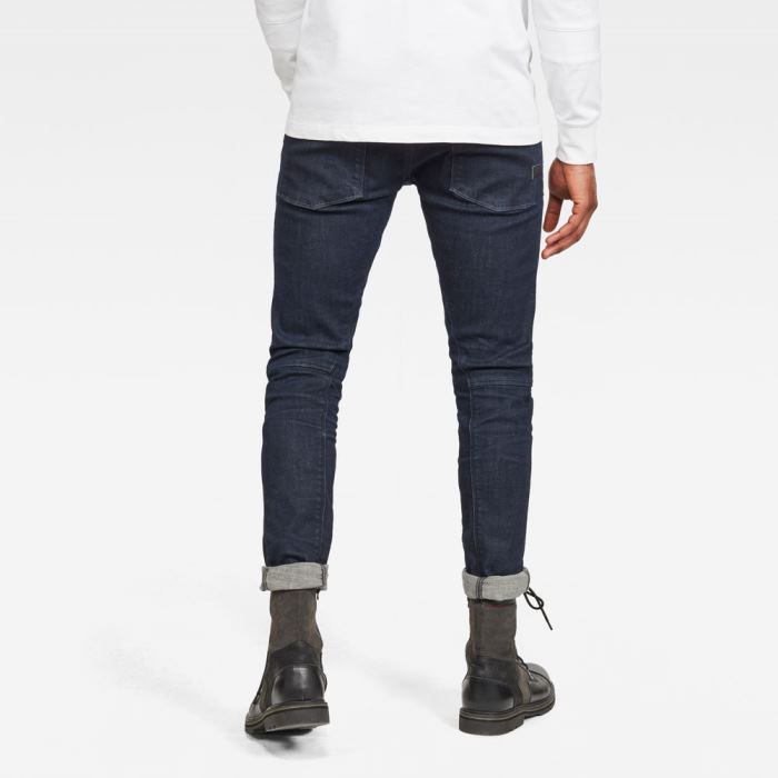 G-Star Raw Jeans - G-Star Air Defence Zip Skinny Farmer Nadrág Sötétkék Magyarország | DXM9P8A