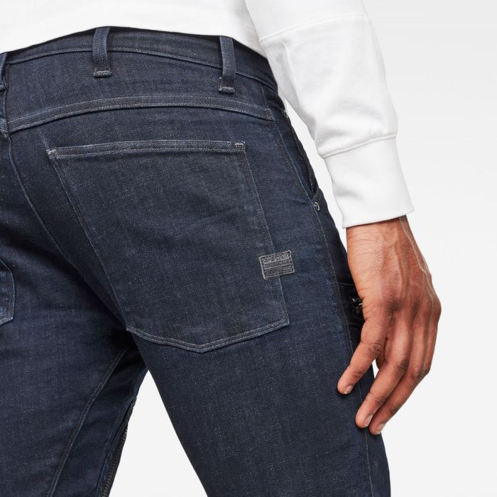 G-Star Raw Jeans - G-Star Air Defence Zip Skinny Farmer Nadrág Sötétkék Magyarország | DXM9P8A