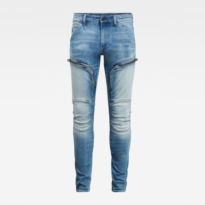 G-Star Raw Jeans - G-Star Air Defence Zip Skinny Farmer Nadrág Kék Magyarország | E1KD9RF