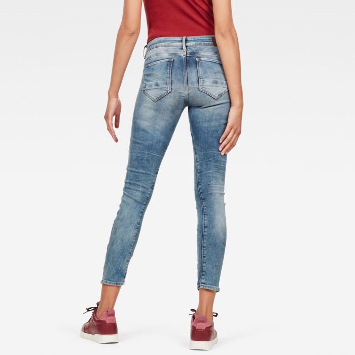 G-Star Raw Jeans - G-Star Arc 3d Mid Derekú Skinny Farmer Nadrág Égszínkék Magyarország | REKNP5F