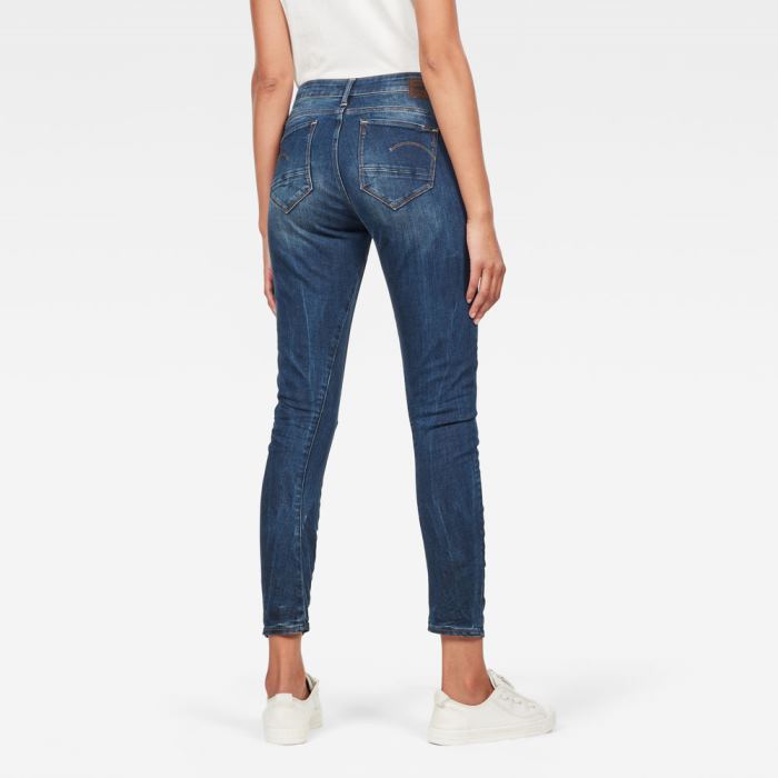 G-Star Raw Jeans - G-Star Arc 3d Mid Skinny Farmer Nadrág Obszidián Magyarország | OJVAFN7