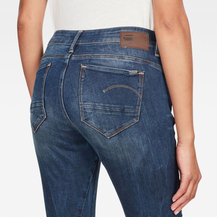 G-Star Raw Jeans - G-Star Arc 3d Mid Skinny Farmer Nadrág Obszidián Magyarország | OJVAFN7