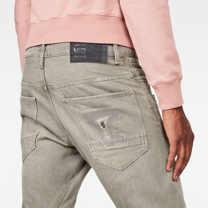 G-Star Raw Jeans - G-Star Arc 3d Relaxed Tapered Earthtrace Colored Farmer Nadrág Szürke Magyarország | C2213GM