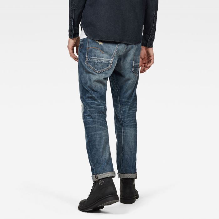 G-Star Raw Jeans - G-Star Arc 3d Relaxed Tapered Farmer Nadrág Kék Magyarország | 9KMDJ2B