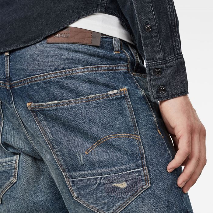 G-Star Raw Jeans - G-Star Arc 3d Relaxed Tapered Farmer Nadrág Kék Magyarország | 9KMDJ2B