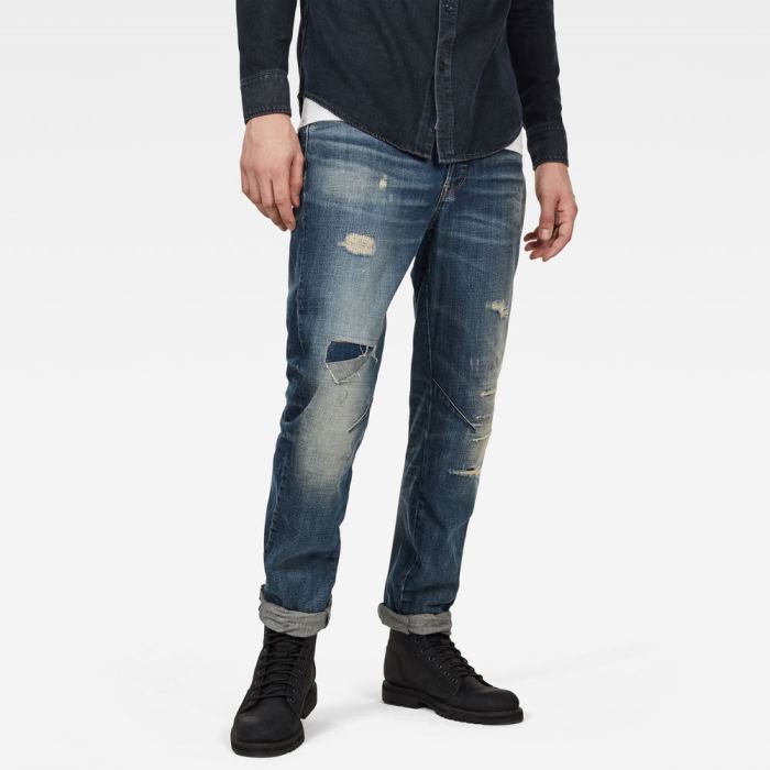 G-Star Raw Jeans - G-Star Arc 3d Relaxed Tapered Farmer Nadrág Kék Magyarország | 9KMDJ2B