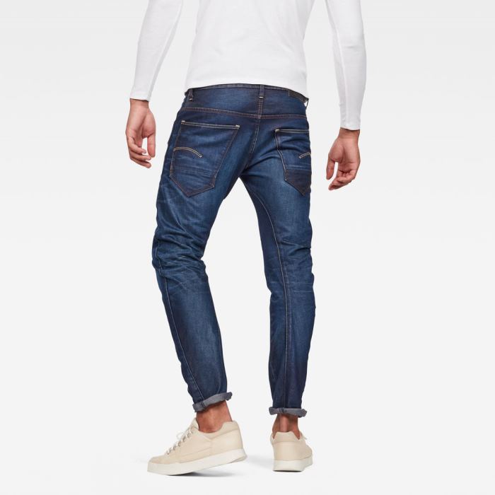 G-Star Raw Jeans - G-Star Arc 3d Slim Farmer Nadrág Obszidián Magyarország | B8XNDK0