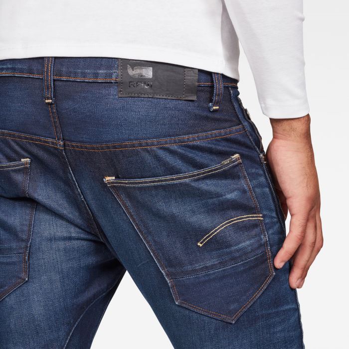 G-Star Raw Jeans - G-Star Arc 3d Slim Farmer Nadrág Obszidián Magyarország | B8XNDK0