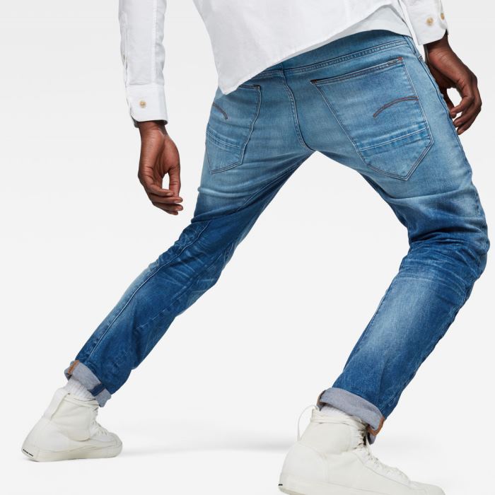 G-Star Raw Jeans - G-Star Arc 3d Slim Farmer Nadrág Világos Kék Magyarország | UNJ74EU