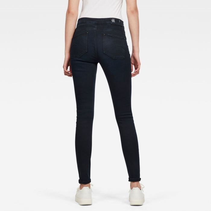 G-Star Raw Jeans - G-Star Citi-you High Super Skinny Farmer Nadrág Fekete Magyarország | 62E4WJC