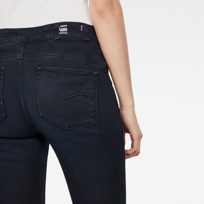 G-Star Raw Jeans - G-Star Citi-you High Super Skinny Farmer Nadrág Fekete Magyarország | 62E4WJC