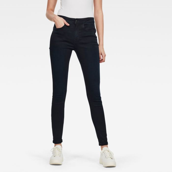 G-Star Raw Jeans - G-Star Citi-you High Super Skinny Farmer Nadrág Fekete Magyarország | 62E4WJC