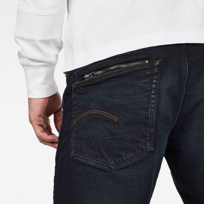 G-Star Raw Jeans - G-Star Citishield 3d Slim Tapered Farmer Nadrág Fekete Magyarország | OZGABWD