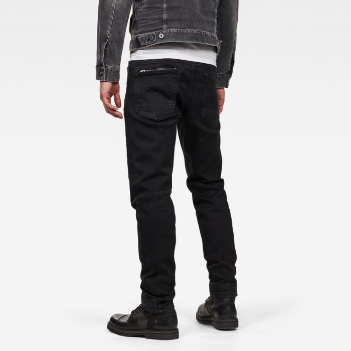 G-Star Raw Jeans - G-Star Citishield 3d Slim Tapered Farmer Nadrág Fekete Magyarország | TXMXI98