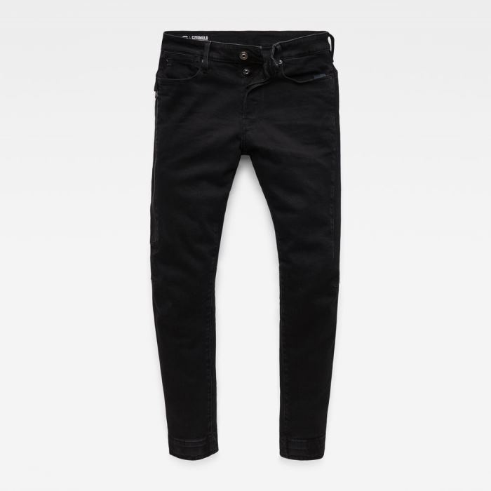 G-Star Raw Jeans - G-Star Citishield 3d Slim Tapered Farmer Nadrág Fekete Magyarország | TXMXI98