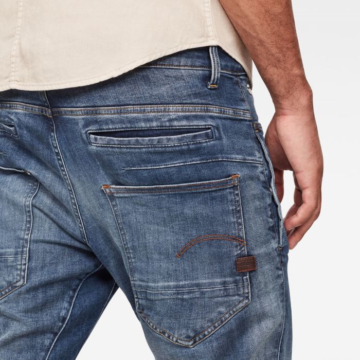 G-Star Raw Jeans - G-Star D-staq 3d Skinny Farmer Nadrág Égszínkék Magyarország | GUI5FXB