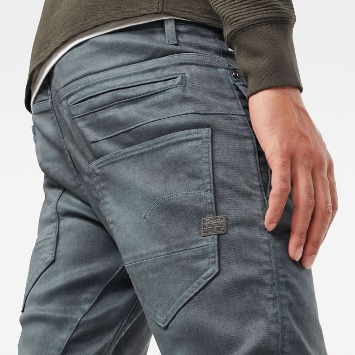 G-Star Raw Jeans - G-Star D-staq 3d Skinny Farmer Nadrág Szürke Magyarország | I31E9XV