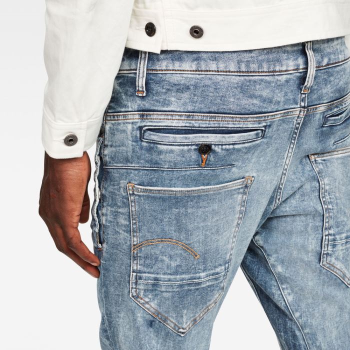 G-Star Raw Jeans - G-Star D-staq 3d Skinny Farmer Nadrág Világos Kék Világoskék Magyarország | KF88H0Y