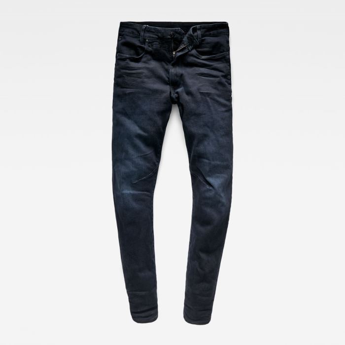 G-Star Raw Jeans - G-Star D-staq 3d Skinny Farmer Nadrág Obszidián Magyarország | P6TFIN4