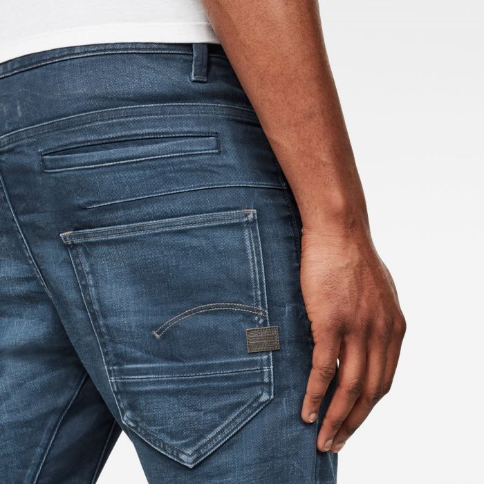 G-Star Raw Jeans - G-Star D-staq 3d Slim Farmer Nadrág Türkiz Magyarország | BHUJMOD