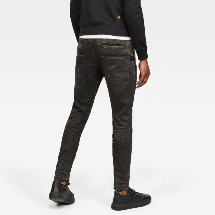 G-Star Raw Jeans - G-Star D-staq 3d Slim Farmer Nadrág Sötétszürke Magyarország | H0183N2