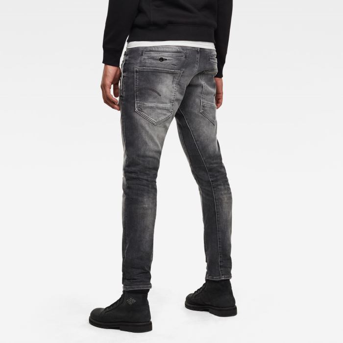 G-Star Raw Jeans - G-Star D-staq 3d Slim Farmer Nadrág Sötétszürke Magyarország | VIQOL4C