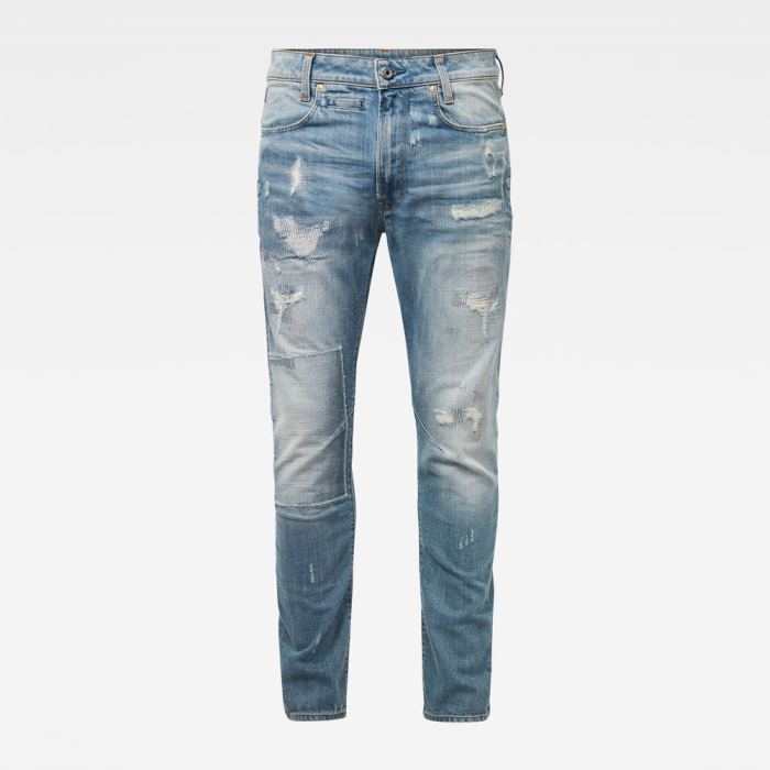 G-Star Raw Jeans - G-Star D-staq 3d Slim Farmer Nadrág Kék Magyarország | ZNYO3X8