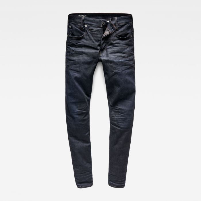 G-Star Raw Jeans - G-Star D-staq 5-pocket Slim Farmer Nadrág Obszidián Magyarország | 6IGK2OL