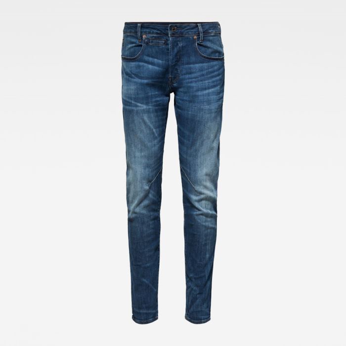 G-Star Raw Jeans - G-Star D-staq 5-pocket Slim Farmer Nadrág Sötétkék Magyarország | E7C9S6L